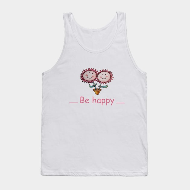 smiling purple daisies Tank Top by omitay